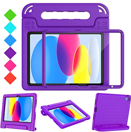 Surom Kids Case for iPad (A16) 11th Generation 11 inch 2025/10th Generation 10.9 inch 2022, with Built-in Screen Protector