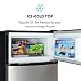 Klarstein Big Daddy Cool – combinación nevera-congelador, Congelador encima, silencioso, eficiencia energética...