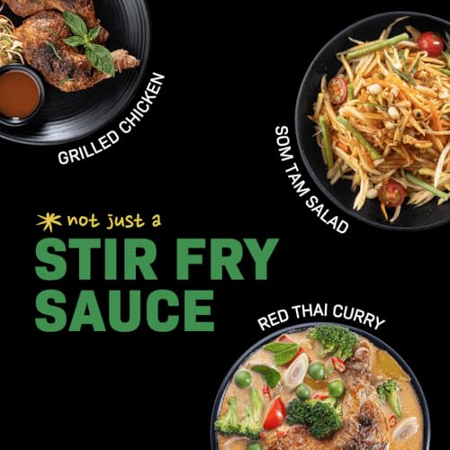 Image of BOOMBAY Thai Lemongrass & Lime Leaf Stir Fry Sauce (250g)|Asian Cooking Sauce for Noodles, Rice, Marinade, Dip for Spring Roll | Used as a Thai Curry Paste| Clean Label, Plant-Based, No Bad Oils