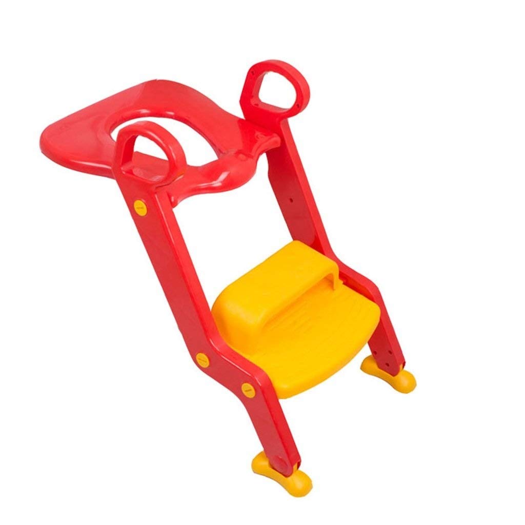 Potty Training Toilet Seat with Step Stool Ladder for Kid Adjustable Toilet Training Seat with Soft Anti-Cold Padded