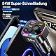 Syncwire Bluetooth 5.4 FM Transmitter Auto Ladegerät 54W PD&QC3.0 USB C Auto Adapter [Schnellladung] [Stärkere Dual-Mikrofone & HiFi-Basston] [Lichtschalter] Kabelloser Radio Freisprechanlage