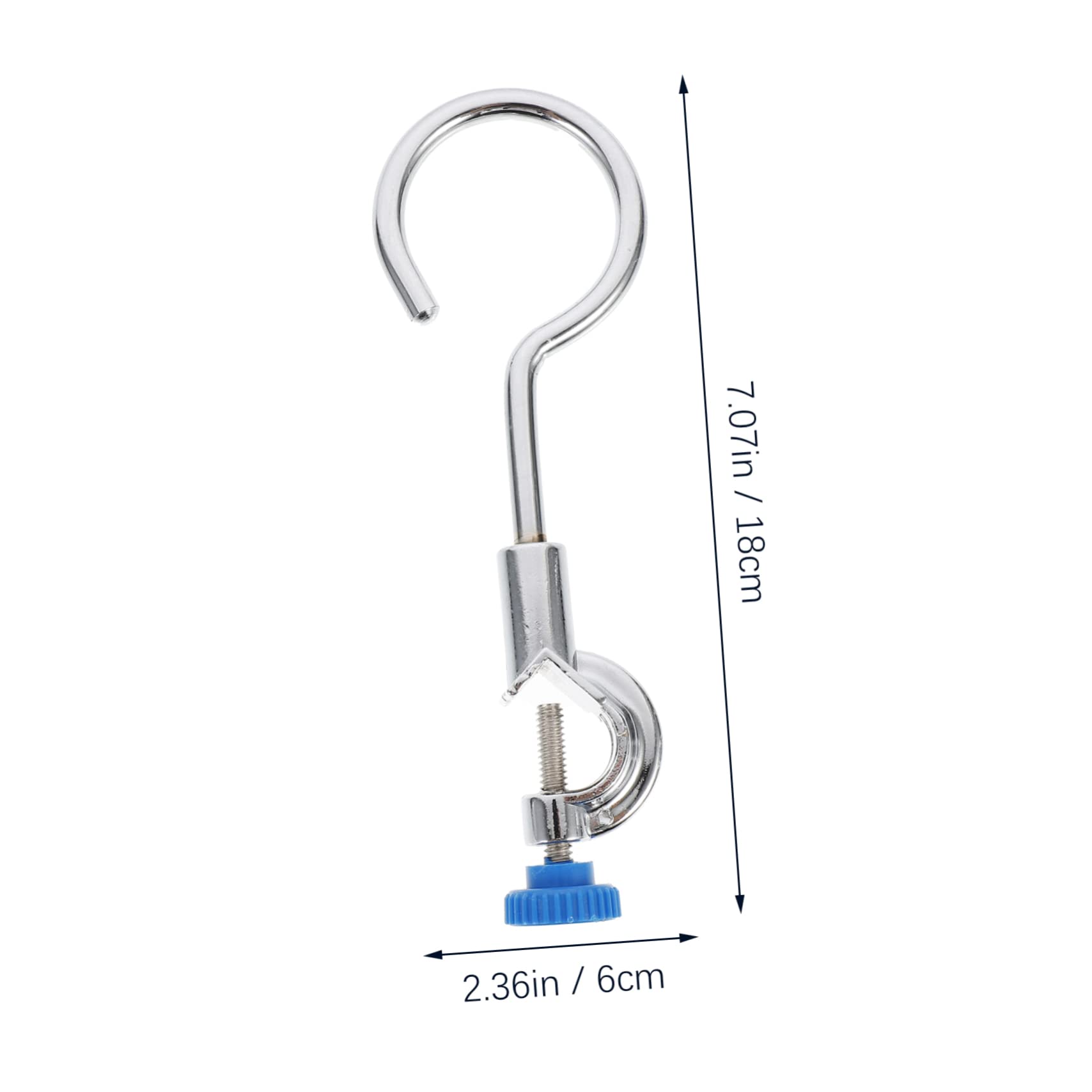 BELLIFFY 1pc Support Ring Flask Ring Clamp Open Ring Clamps Lab Stand Ring Extension Flask Clamp Sturdy Flask Support Open Extension Ring Laboratory Clamp Holder Beaker Support Iron Silver
