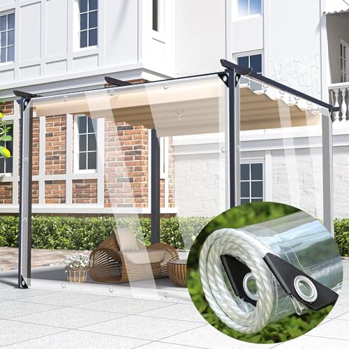 PVC hV[g 􂫂ɋ J悯V[g hhJ rj[V[g NAh^[|Jo[ O hV[g phV[g oRj[K[fJ[v[ (1.4x1.5m/4.6x4.9ft,0.39mm)