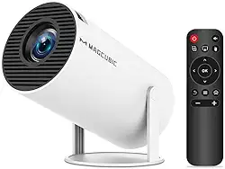 Magcubic Mini Projetor Portátil Com Android 11, 4K 1080P Full HD 200ANSI 8000L, WiFi 5G Bluetooth 5.0, Cinema 180° Rotativo Para TV Stick
