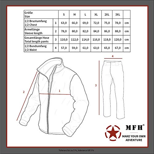 MFH Herren 2-Teilig Regenanzug Czech Woodland – Bild 6