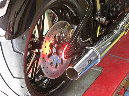 Chrome Glow 4200-45Rr Led Flexible Array Motorcycle Auxiliary Running And Brake Light Bar With Red Lens 6.25 Inches #TOP4