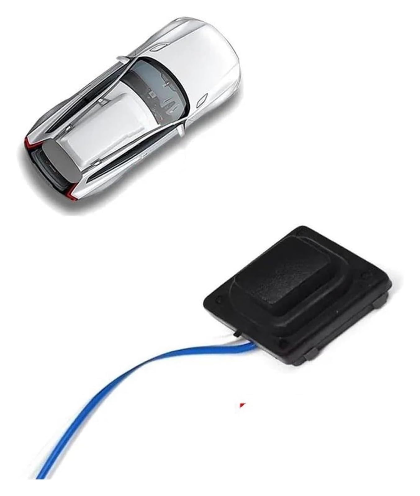 Qwqthgs 1 X Right Car Exterior Door Handle Cap For Hyundai For Tucson 2015-2020 Exterior Door Handle Buckle Induction Button(1 X Right)