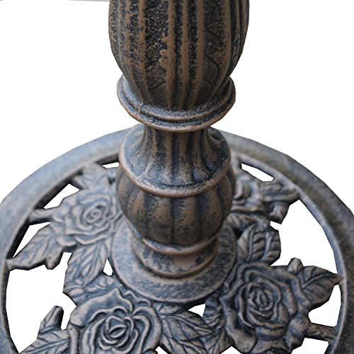 Oakland Living AZ5360-AB Rose Bird Bath, Antique Bronze thumb #5