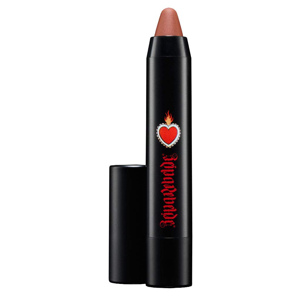 REINA REBELDE Niña Rica Bold Lip Color Stick High Pigmentation Warm Rose Nude Lipstick/Moisturizing Full-Coverage Satin Finish/High Density/Vegan/Cruelty, Paraben, and Phthalate-Free