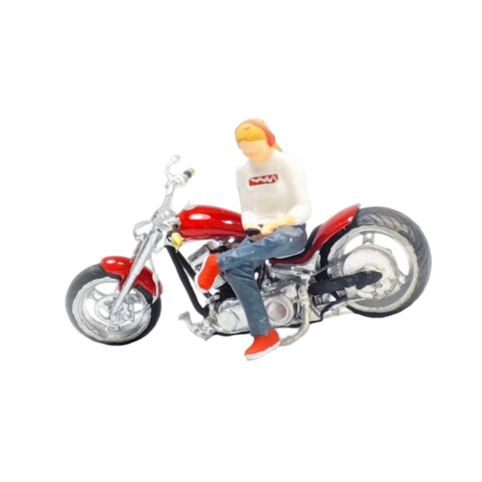 Figurina in 1:64, Ornamento in Miniatura, Decorazione per Diorami, Oggetto di Scena per Film, Decorazione per Scrivania, Figurina in Resina, Bianco