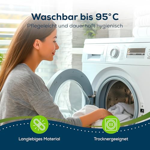 Sensalou Bettdecken Oberbett Decken Inkontinenz Bezug 135 x 200 cm wasserdicht