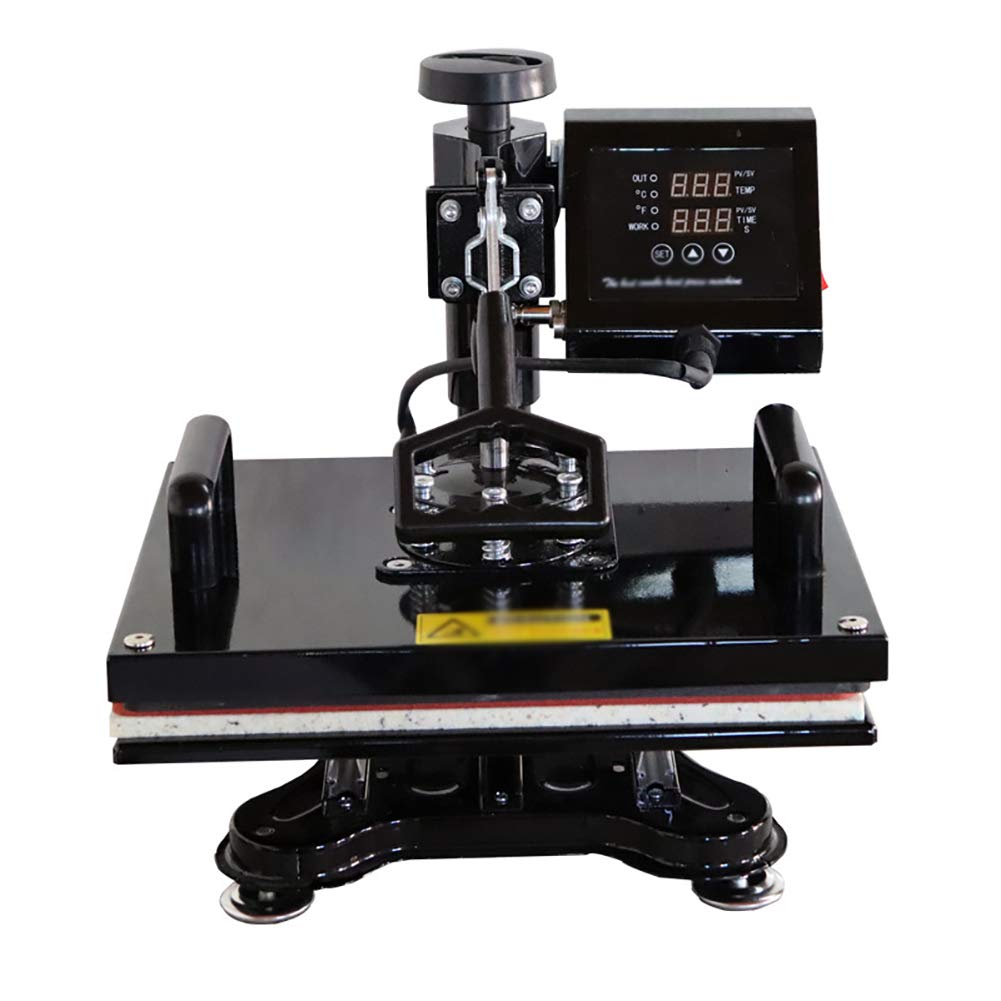 XINDONG Heat Press Machine, Digital Transfer Sublimation 11.4 X 15 inches Heat Press Machine for T Shirts,Bags
