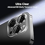 Ailun 3 Pack Privacy Screen Protector for iPhone 16 Pro Max [6.9 inch]+ 3 Pack Camera Lens Protector,Dynamic Island Compatible,Anti Spy Tempered Glass[9H Hardness]-HD [6 Pack] - Image 5