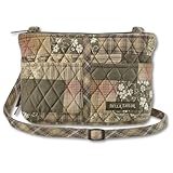 Bella Taylor Essentials Crossbody Bag | Small Cotton Crossbody Purse For Women with Built In Wallet | Woodland Patch