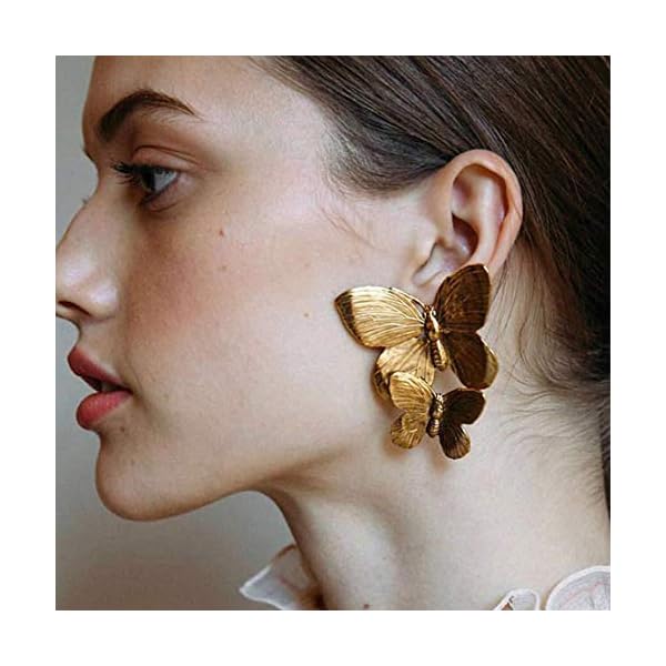 fxmimior-Bohemian-Dainty-Gold-Big-Butterfly-Earrings-Big-Dainty-Gold-Drop-Earrings-Statement-Charm-Earring-Body-Jewelry-for-Women-and-Girls fxmimior Bohemian Dainty Gold Big Butterfly Earrings Big Dainty Gold Drop Earrings Statement Charm Earring Body Jewelry for Women and Girls