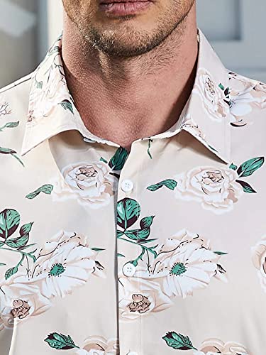 Image of Lymio Men Polyester Stylish Slim Fit Printed Casual Shirt