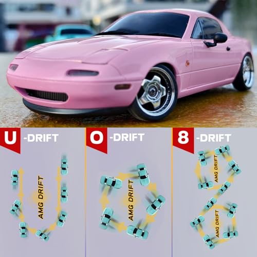 Image of LDRC 1804 RC Drift Car RTR 1 /18 Mazda MX-5 Mini Racer 2.4G RWD Gyro LED Light On-Road Remote Control Drifting Racing Vehicles Models for Adults