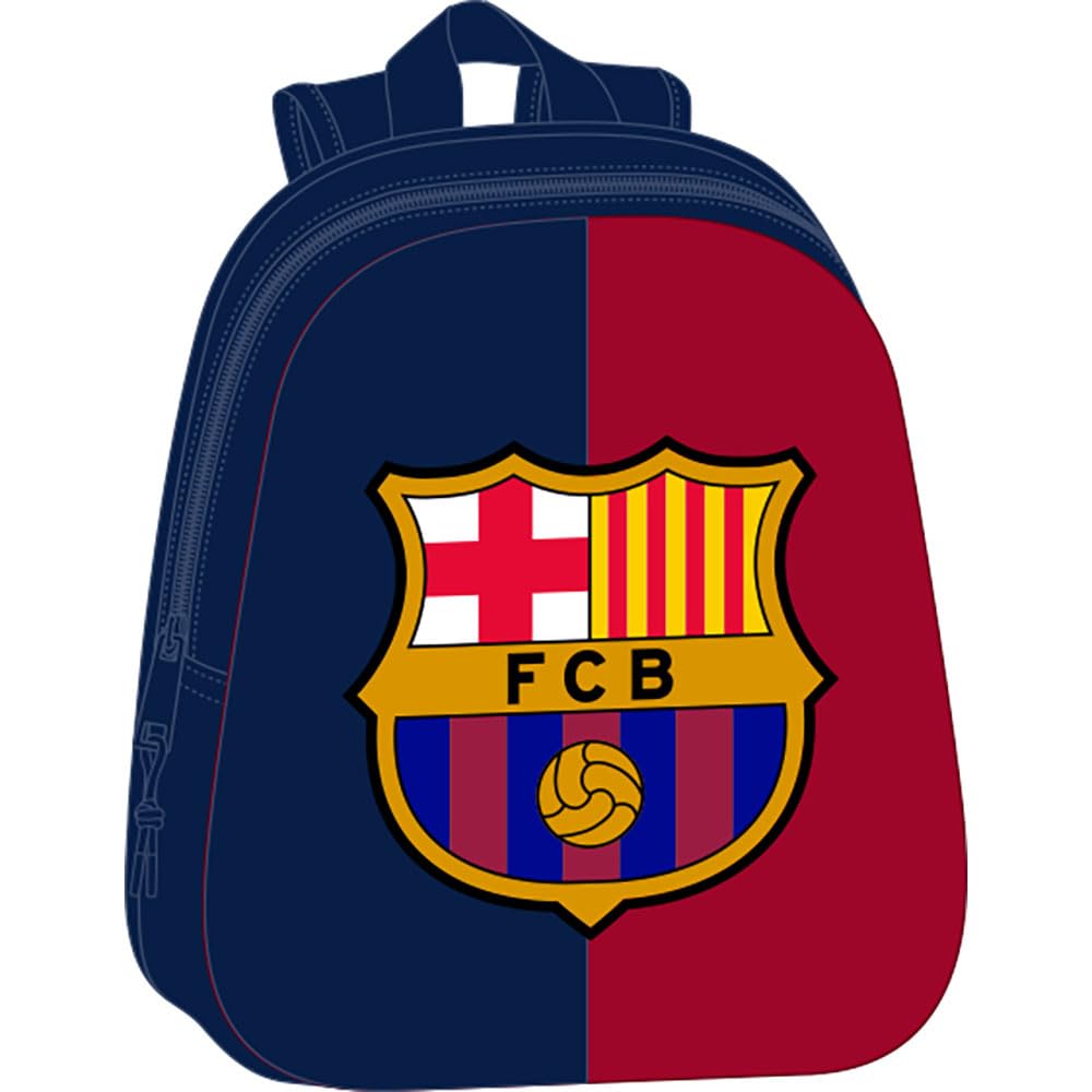 Fc Barcelona 3D Logo Football Backpack from B&Q
