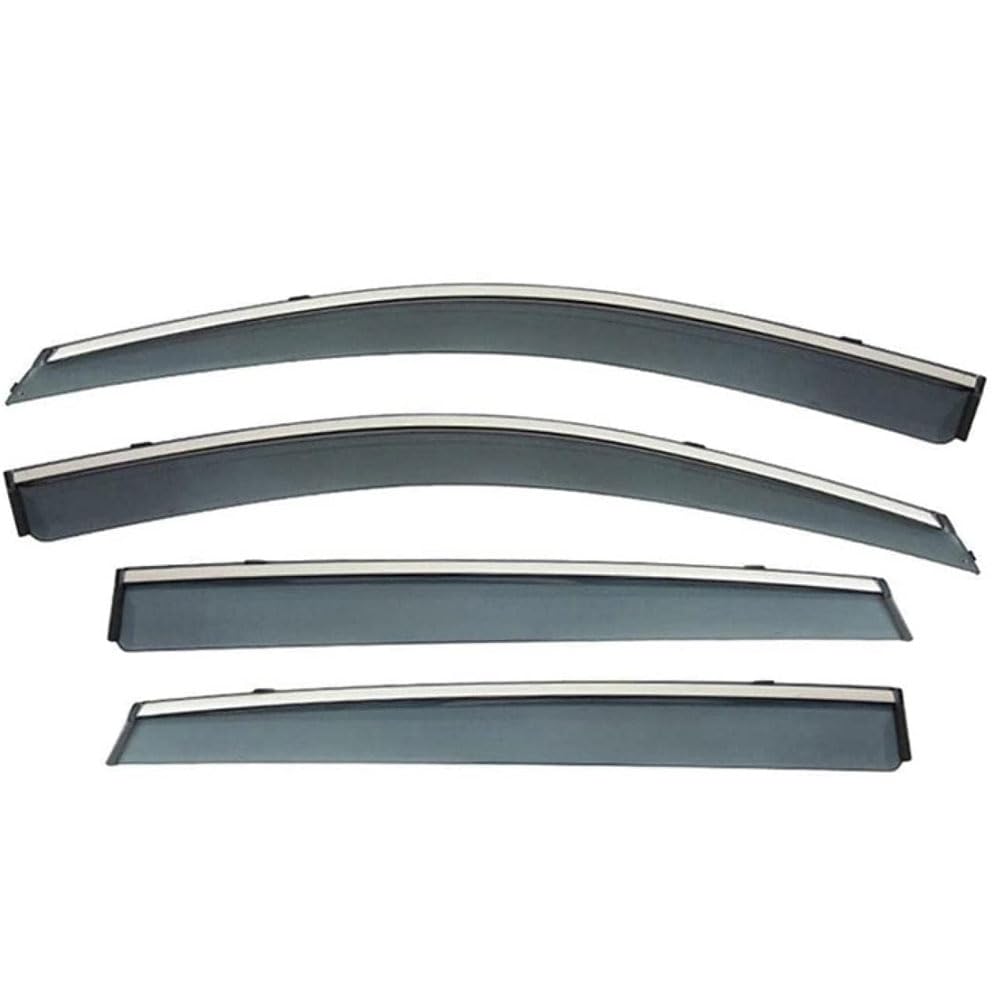 4Pcs Deflettori Del Vento Auto per C-adillac ATS 2013-2019, Parapioggia per Finestrino Coperture di Ventilazione Visiera Accessori