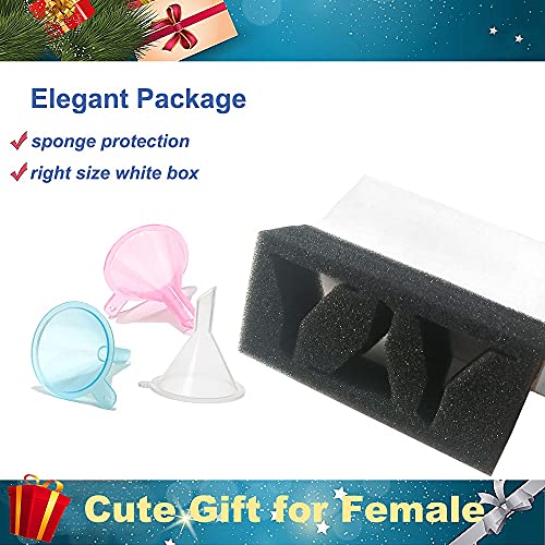 Refillable Cosmetic Containers Funnels, Funnels for Filling Bottles of Lotion, Water, Essential Oils, Lotions, Shampoo, Conditions, Cleaning Products, Pink, Clear, Blue 7