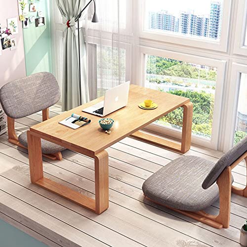 Table d'étude en bois compacte, petite table basse de salon et balcon