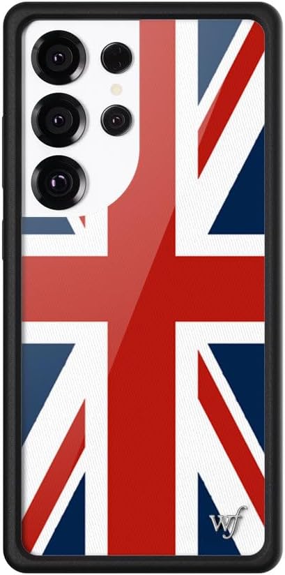 Wildflower Cases - Compatible with Samsung Galaxy S25 Ultra | Protective Black Bumper, 4ft Drop Test, Women Owned Small Business | Stars Animal Leopard Zebra Print Trendy Cute | Collab - Katie Fang