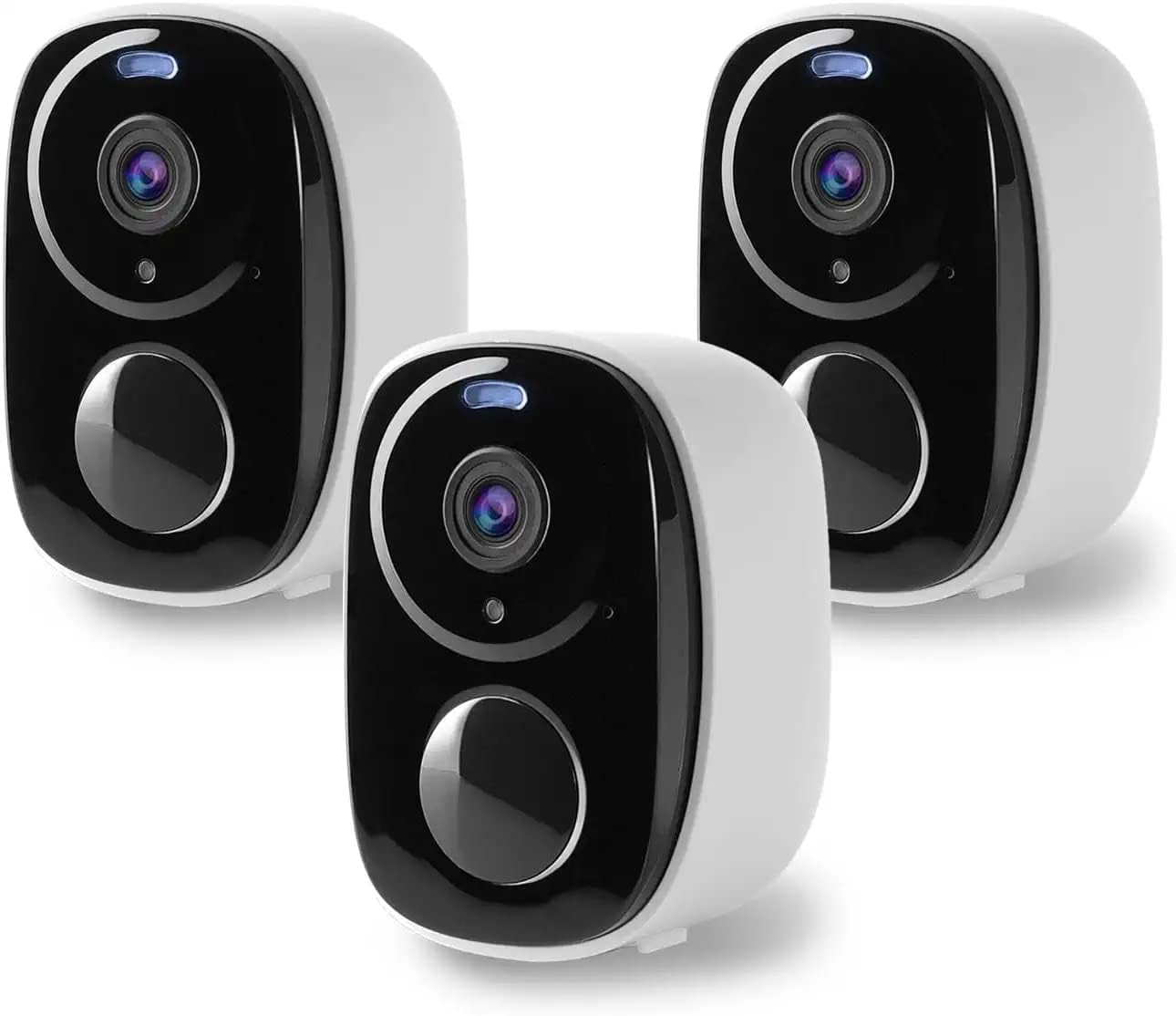 3Pack Security Cameras Outdoor Wireless,2K Battery