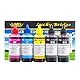 LKB 5 x 100 ml Nachfülltinte Set für HP 950 951 60 61 952 902 901 61 60 62 63 21 22 920 940 934 564 932 933 711 970 971 92 94 bis 95 cm. 96 97 Kartusche oder CISS CISS System 4 Farben Set (500 ml)