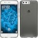 Produktbild PhoneNatic Case kompatibel mit Huawei P10 - grau Silikon Hülle transparent + 2 Schutzfolien