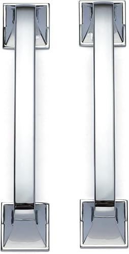 Skohom - Paquete de 4 manijas cromadas para gabinete de cocina, tiradores cromados, manijas de puerta de gabinete de 3.8 (3 34) pulgadas, tiradores disponible en Yaxa Venezuela