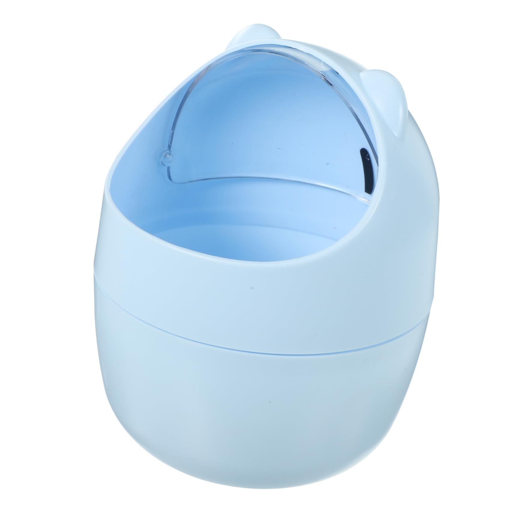 MAGICLULU Cute Trash Can for Office Desktop Mini Bin Small Wastebasket Bedside Garbage Can Stylish