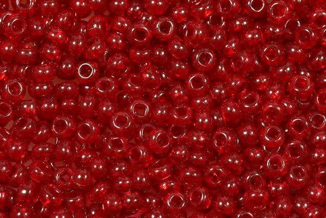 250g Round Rocailles Glass Seed Beads Preciosa Ornela 9/0, Color: 97090, Bohemia Crystal Glass, Czechia 311 19 001