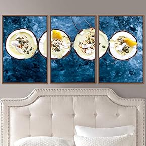 signwin 3 Piece Framed Canvas Wall Art Colorful...