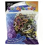 Buddy Bands - Ultimate Collection I - Mega Pack (100 bands, 52 shapes in one pack!) , Tie Dye, Glow in the Dark, and Glitter Bands (Compare to Silly Bandz, Zany Bands, Goofy Bands, Disney Bands, and Stretchy Shapes) Check Out All the Buddy Band Styles and Shapes!!