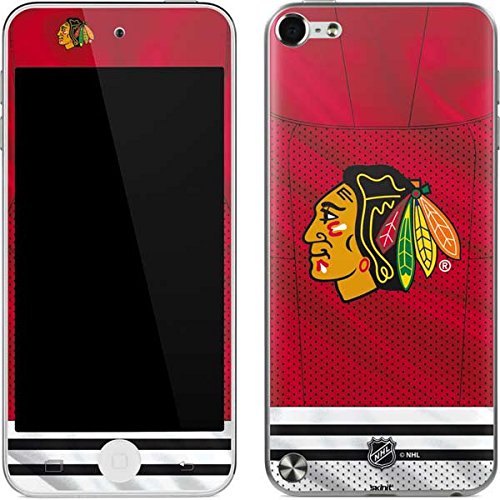 Skinit Decal MP3 Player Skin Compatible with iPod Touch (5th Gen&2012) - Officially Licensed NHL Blackhawks Red Stripes Design