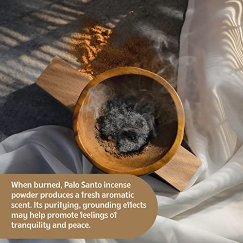 Luna Sundara Palo Santo Incense Powder From 100% Wild Peruvian Palo Santo 4Oz Sustainably Palo Santo Wood Powder For Smudging And Crafting Homemade Incense #TOP3