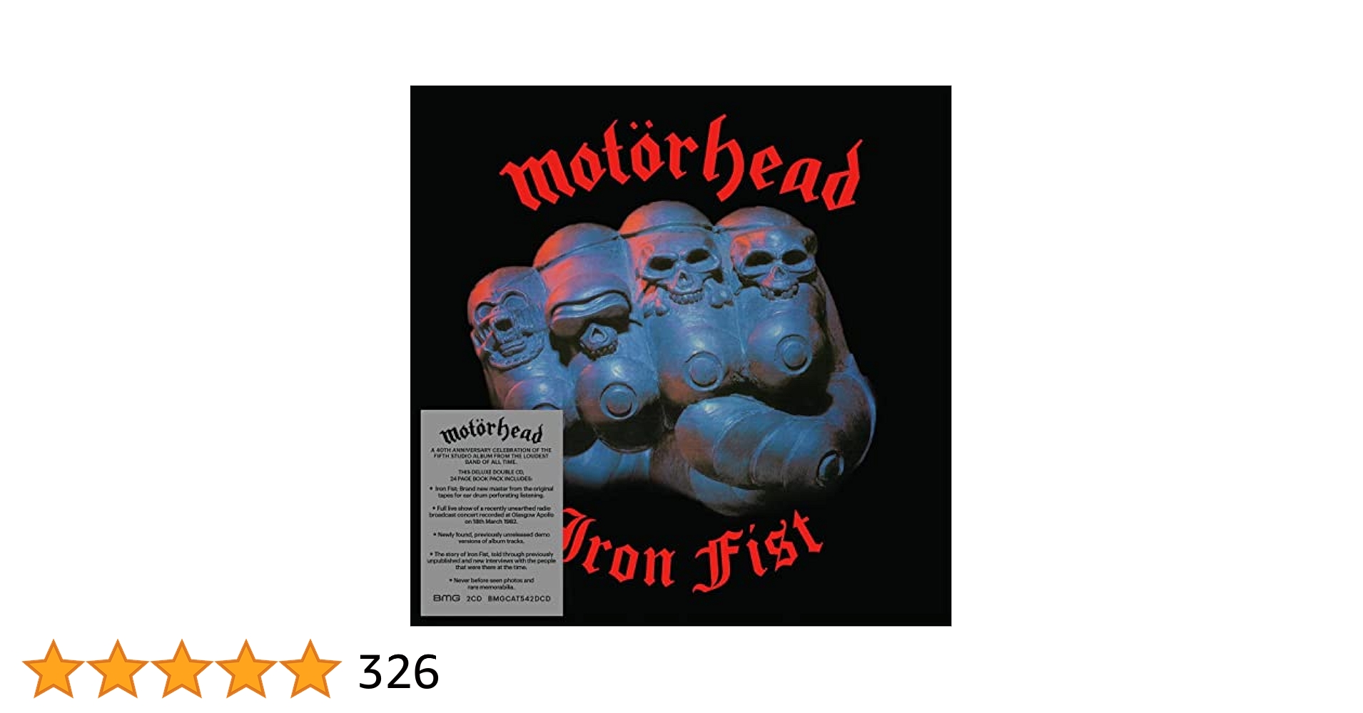 motorhead モーターヘッド / アイアンフィスト MOTORHEAD モーターヘッド アイアンフィスト・アメリカン