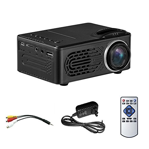 SODIAL Mini proyector LCD, Multimedia Proyector de Cine en casa...