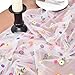 Joanlody 3pcs Ivory Embroidery Daisy Spring Summer Table Runner 10ft Florals Seasonal Easter Tulle Table Runner Holiday Kitchen Dining Table Decoration for Home Party Indoor