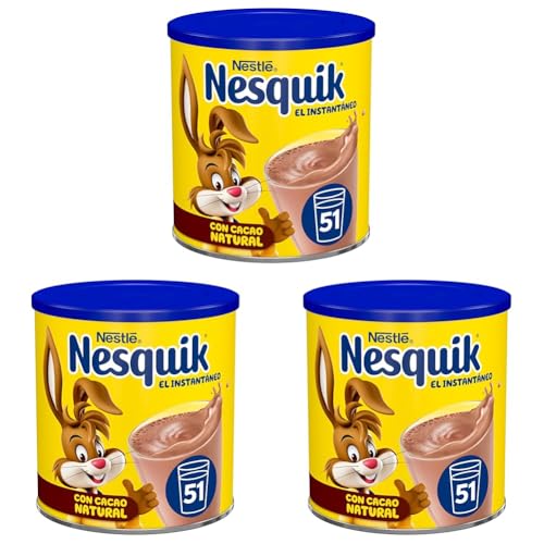 NESTLÉ NESQUIK Instantáneo Cacao Soluble 700g Lata (Paquete de 3)