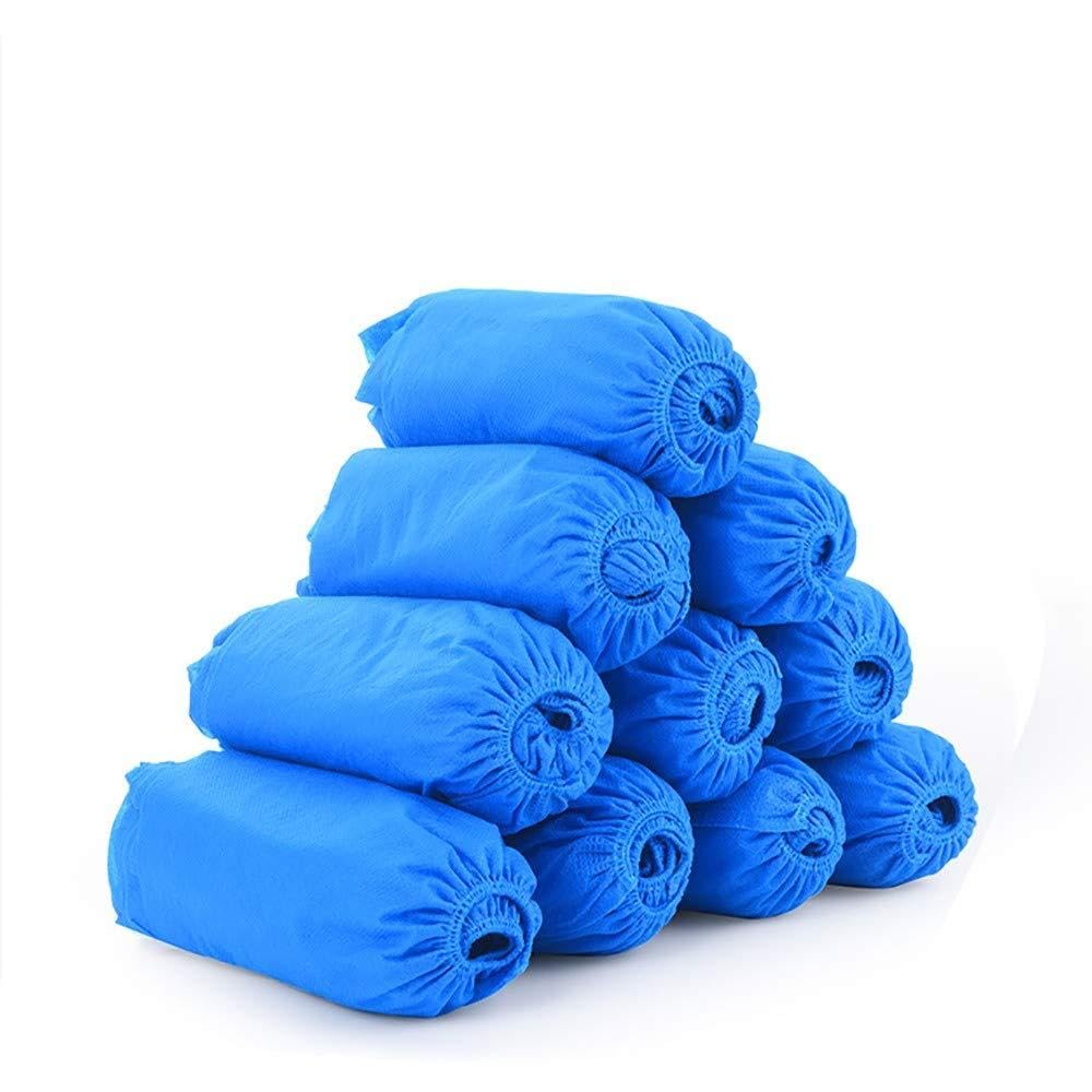 200Pcs Cubre Zapatos Desechables a Prueba de Polvo Impermeables Antideslizantes Cubrebotas No Tejidas Cubrebotas para Construcción Médica Lugar de Trabajo