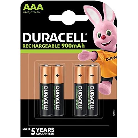 Duracell Ultra Power 900mAh AAA Rechargeable Batteries Cover