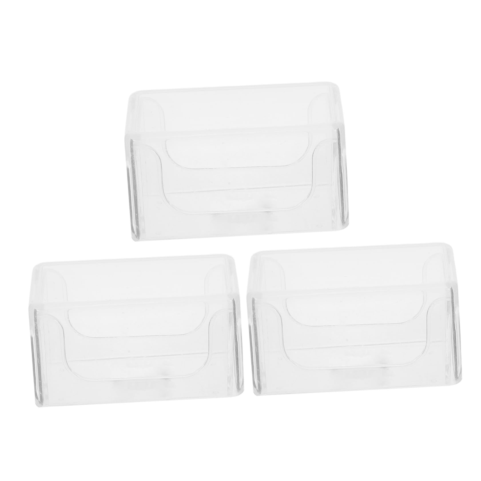 BCOATH 3pcs Transparent Acrylic Billiard Chalk Holder Case Durable and Lightweight Pool Table Accessory for Snooker Balls Storage Effortless Chalk Level Monitoring