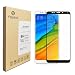 [2 Pack] Ytaland Screen Protector For Xiaomi Redmi 5 Plus, [ Full Coverage ] [0.3mm, 2.5D] [Bubble-Free] [9H Hardness] [HD Clear] Tempered Glass Screen Protector For Xiaomi Redmi 5 Plus (Black)