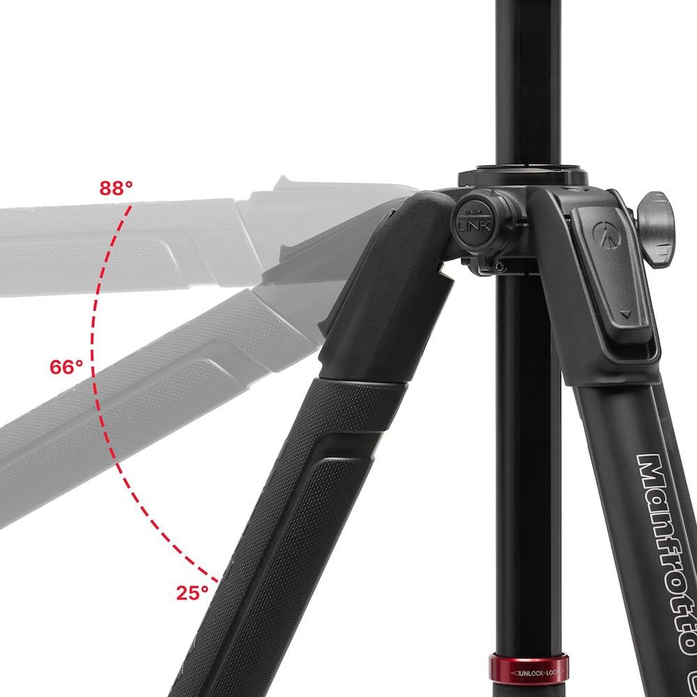 Manfrotto 055 Treppiede Video con Testa Video 502, in Alluminio, Video-Kit Robusto, con Colonna di Livellamento, Chiusura a Leva, Treppiede per Videocamere e Fotocamere DSLR/Mirrorless