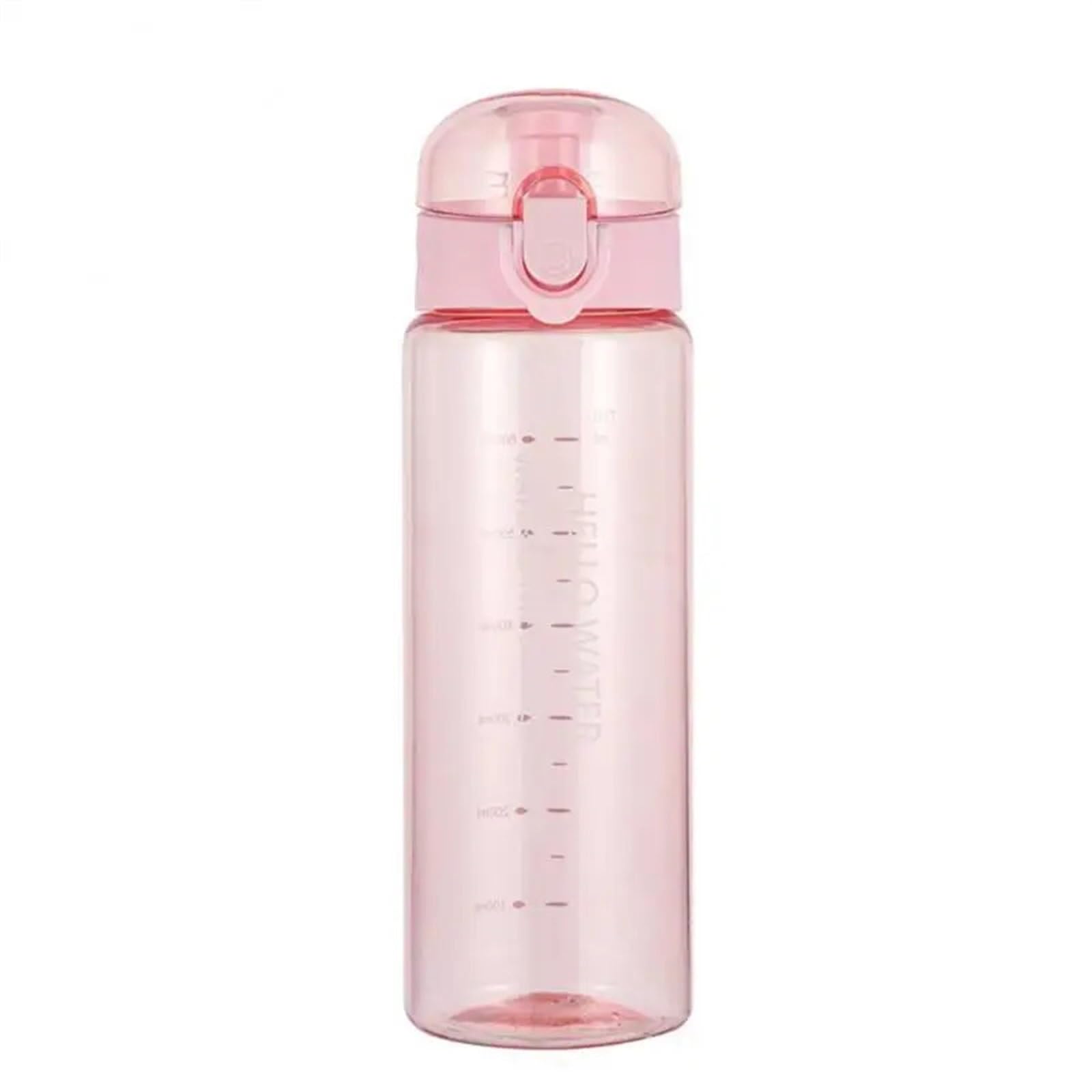 QuxetlRyz Sports Water Bottle 780ml Sports Water Bottle BPA Free Portable Leak-proof Tea Coffee Cup Plastic Drinkware Outdoor Travel Gym Drinking(Pink)