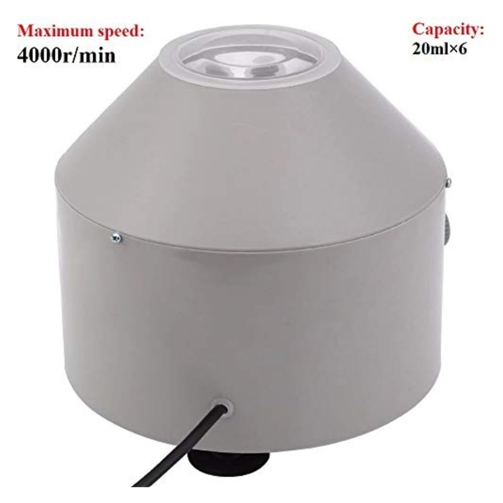 Centrífuga de laboratorio, Máquina Centrífuga De Laboratorio Eléctrica Escritorio, Práctica Médica Con Temporizador Y Control Velocidad, Baja, Capacidad 4000 RPM