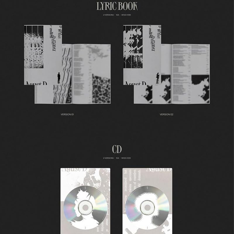 BTS OFFICIAL] SUGA (AGUST D) - D-DAY (1) | Version 1 (Black