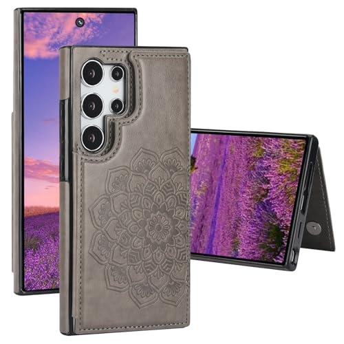 Étui de protection à rabat en cuir pour Samsung S25 Ultra complet
