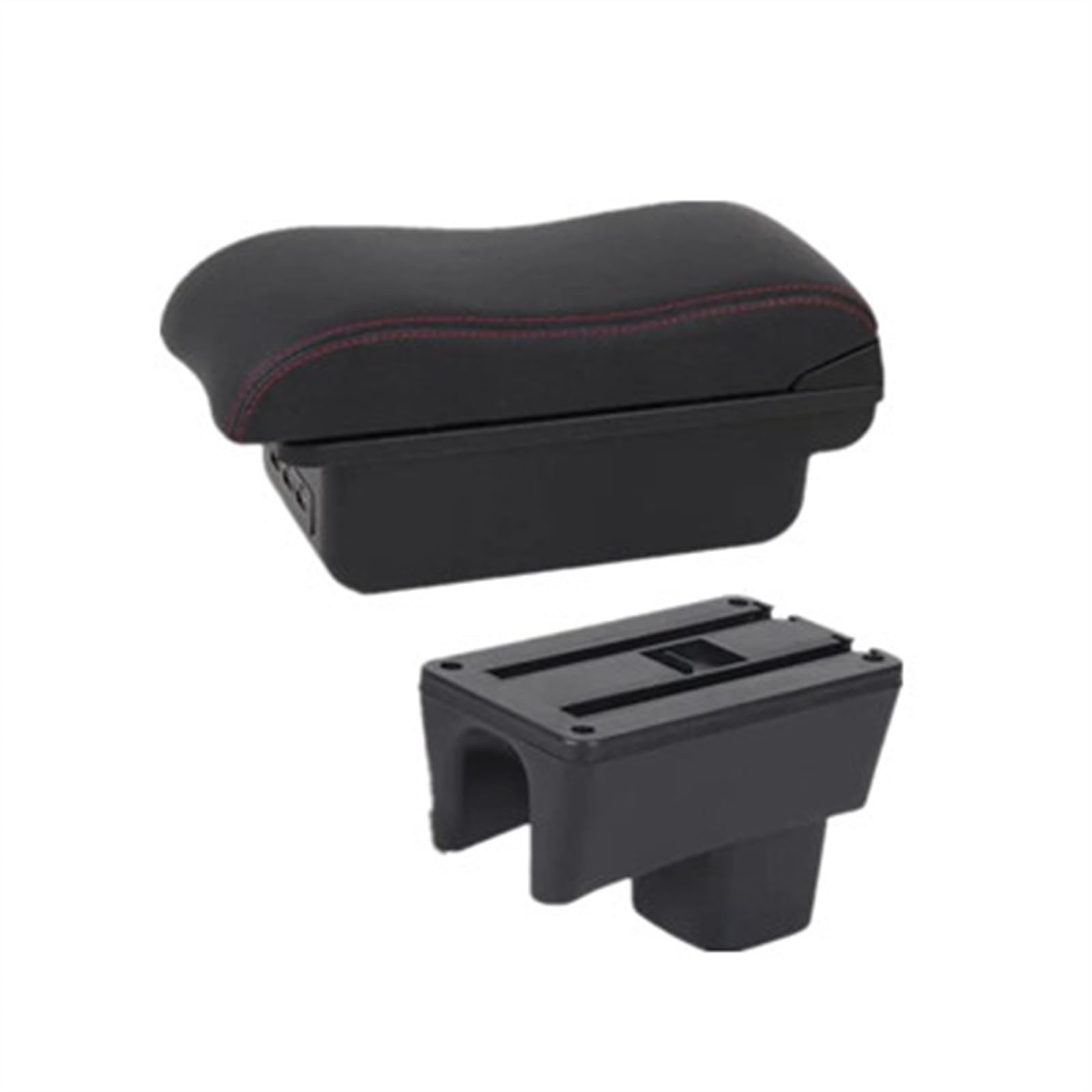 Car Armrest Box For Swift 2005-2024 Accessories Interior Details Storage Retrofit Parts(B2 red line 3USB)